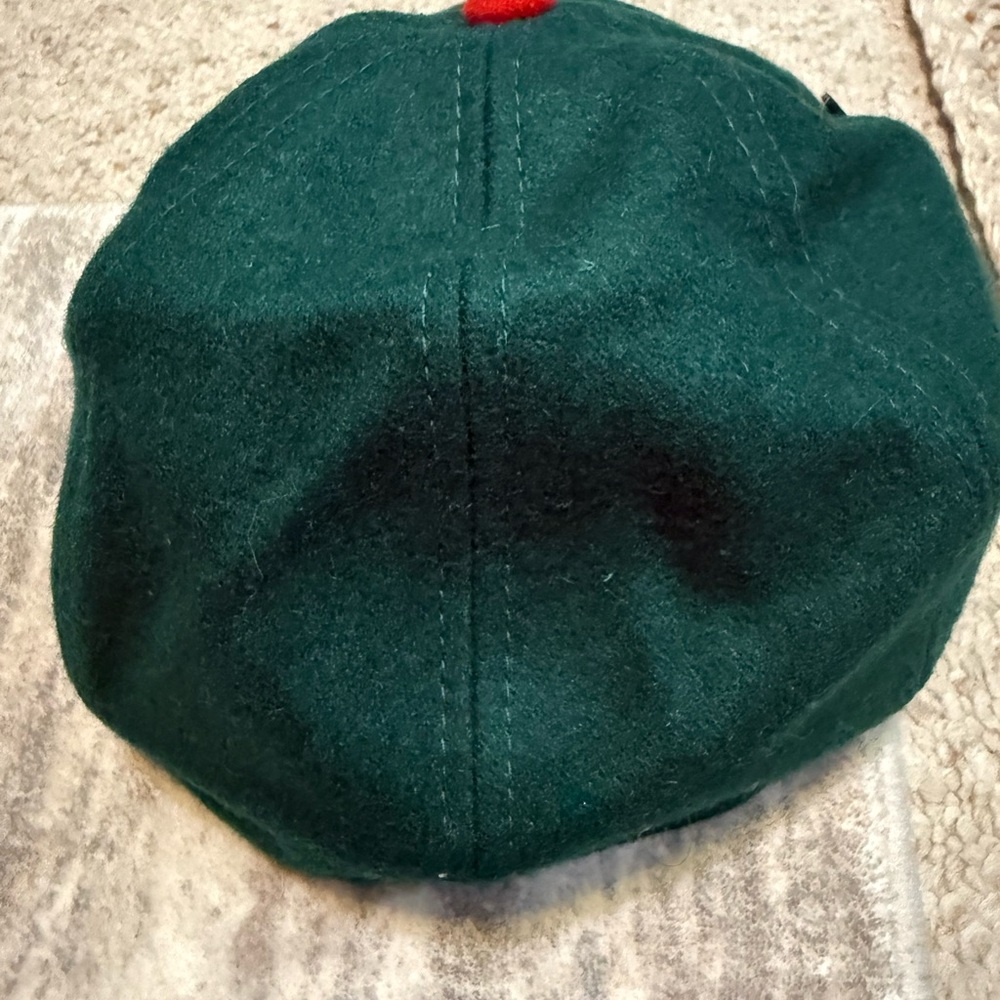 Green Wool Men's Cap